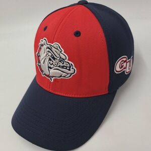 Gonzaga Bulldogs Hat Adjustable Captivating Headwear Blue Red NCAA University